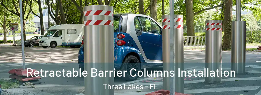  Retractable Barrier Columns Installation Three Lakes - FL